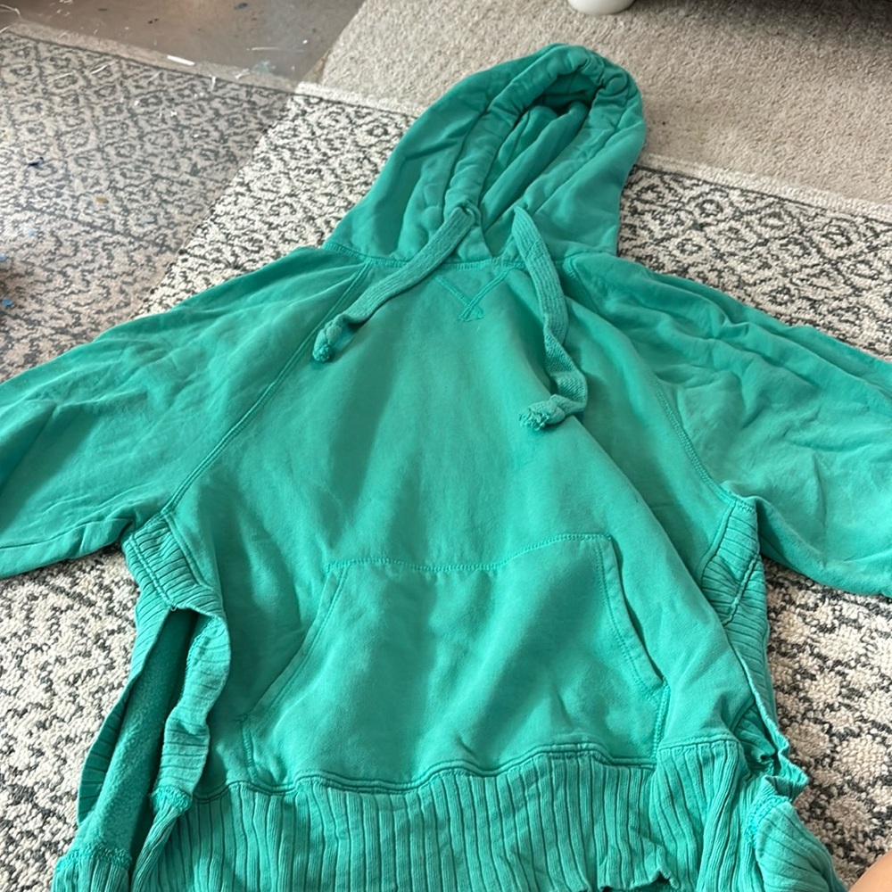 american eagle green hoodie